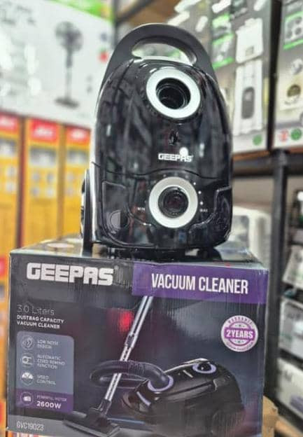 جاروبرقی کیسه ای جیپاس (Geepas) مدل GVC2595 قدرت 2600 وات