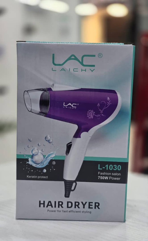 سشوار مسافرتی تاشو 750 وات مدل L-1030