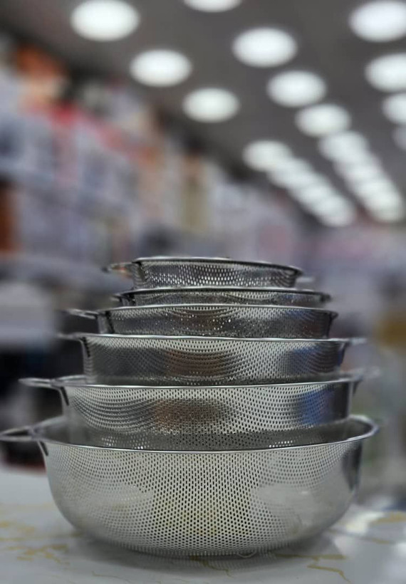 آبکش ۶ تکه استیل پانچ یونیک (Unique)