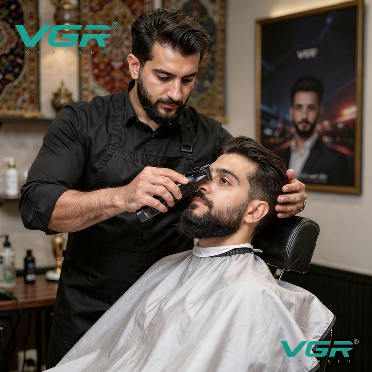 ست ماشین اصلاح موی سر و صورت وی جی ار مدل V-995 و V-197 (مجموعه 2 عددی)