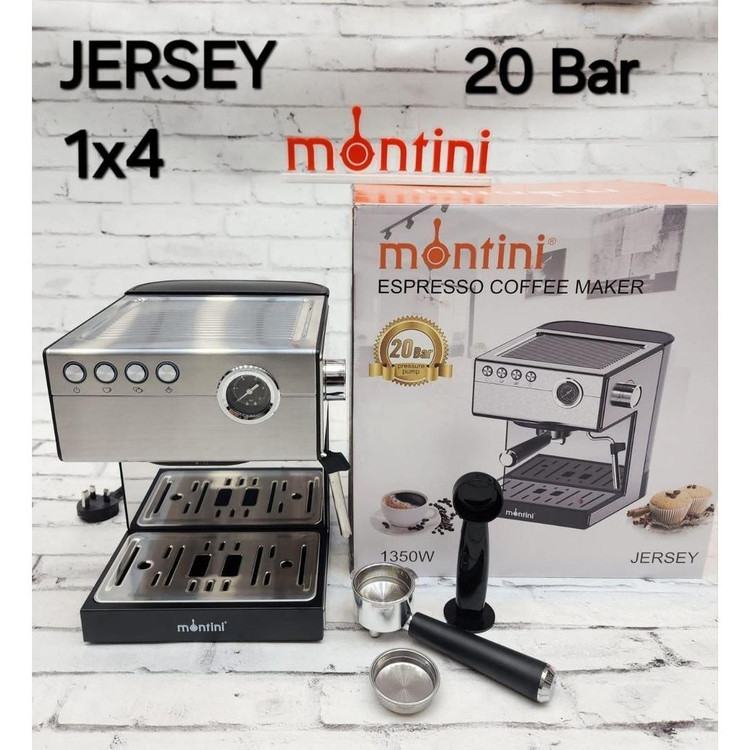 اسپرسوساز مونتینی مدل JERSEY (جرسی) ۲۰ بار